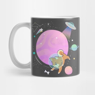 Astronaut Corgi Funny Dog Mug